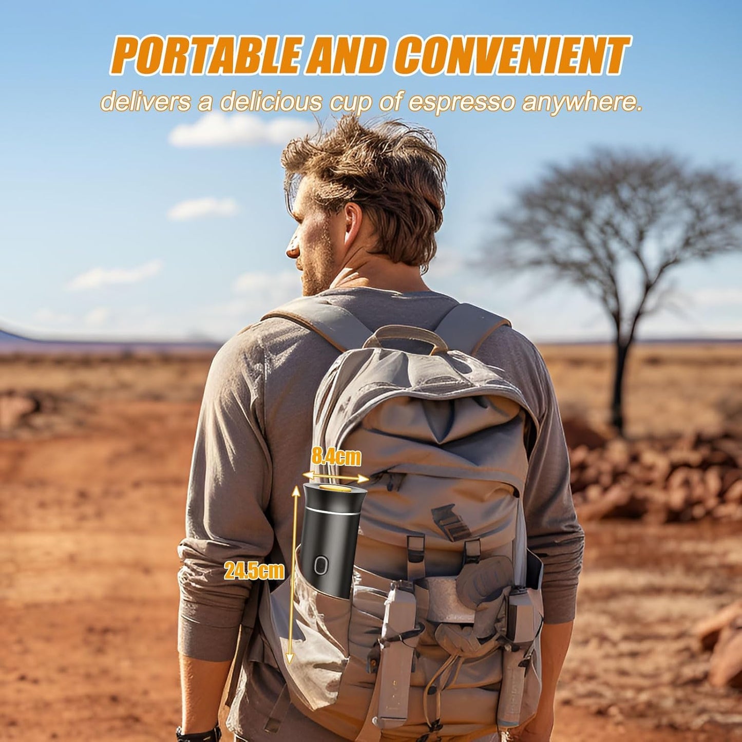 Portable Coffee Maker Heats Coffee