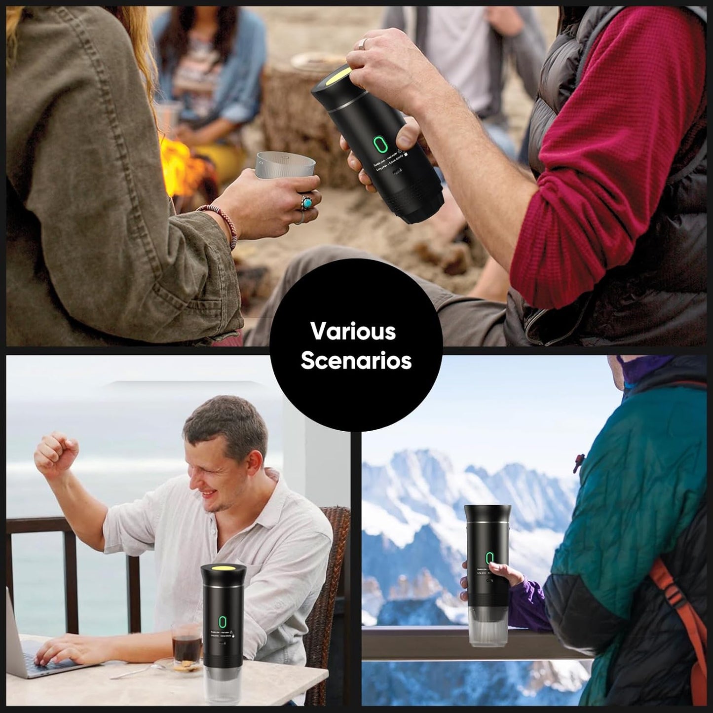 Portable Coffee Maker Heats Coffee
