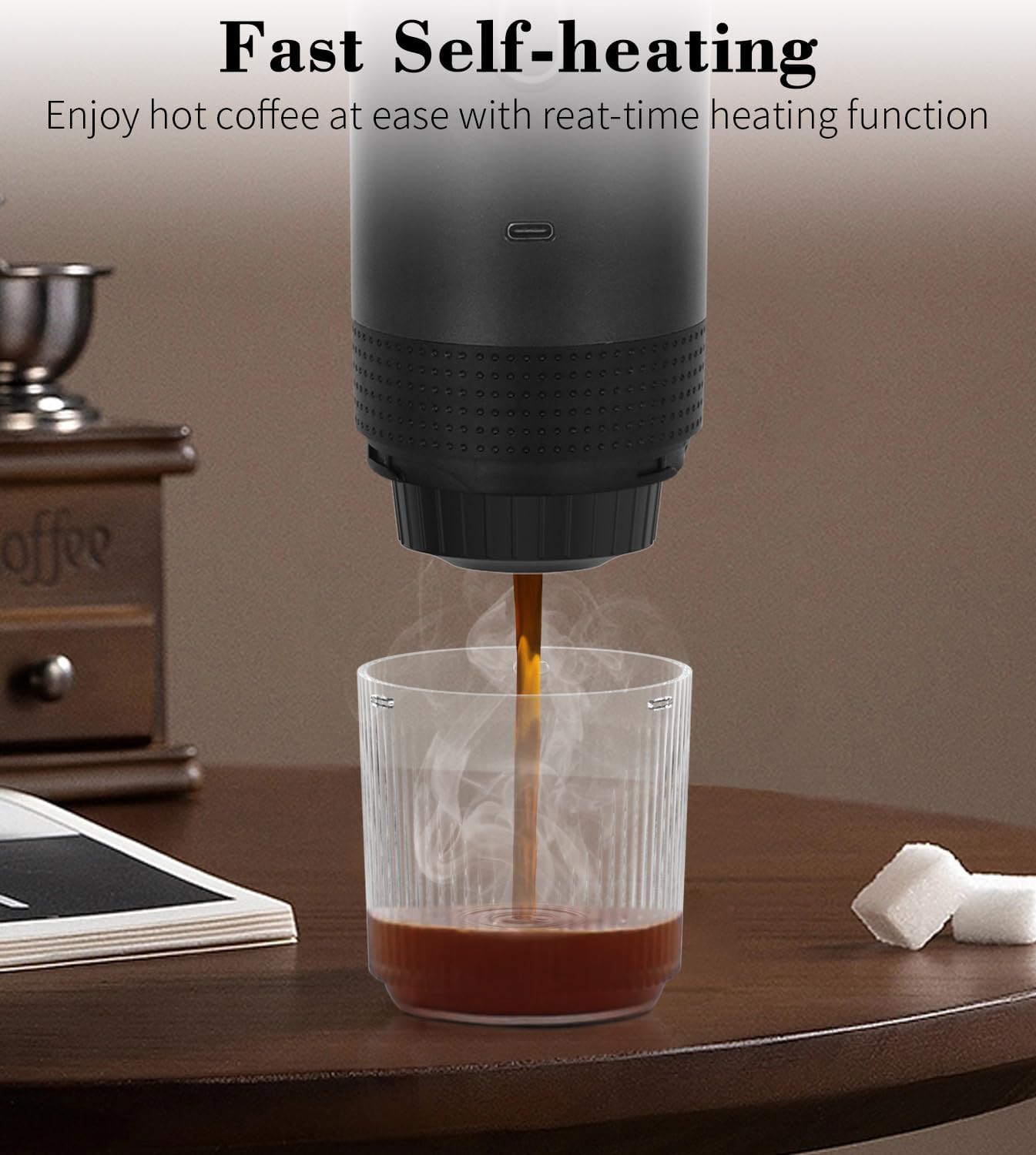 Portable Coffee Maker Heats Coffee
