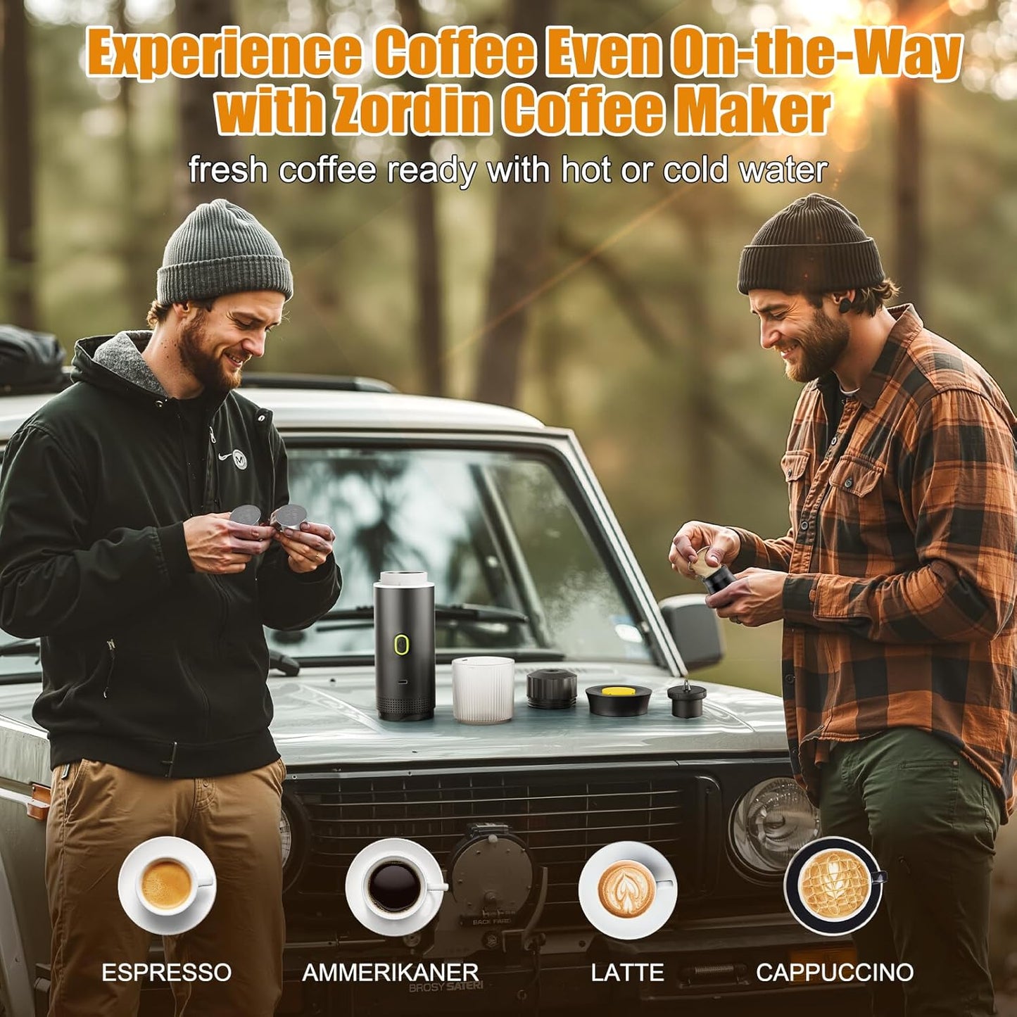 Portable Coffee Maker Heats Coffee