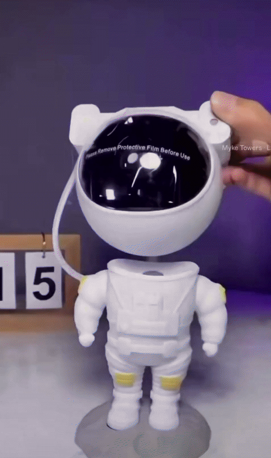 Astronaut projector of stars and galaxies