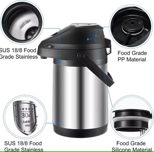 Airpot coffee dispenser