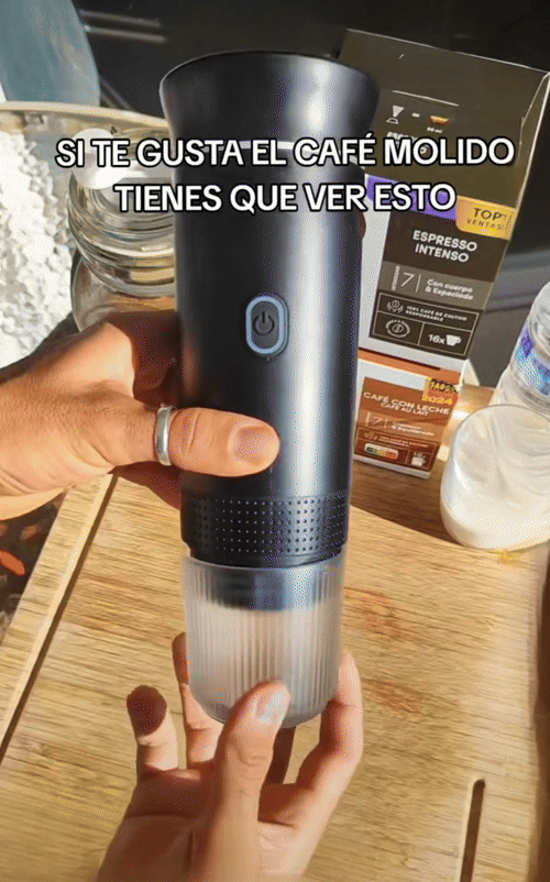 Portable Coffee Maker Heats Coffee